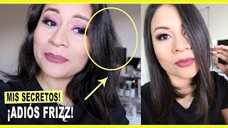 COMO PLANCHARSE EL CABELLO PARA QUE QUEDE BIEN LISO SIN FRIZZ CON BRILLO Y SIN VOLUMEN [upl. by Janice]