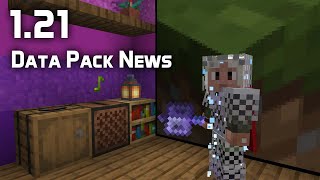 Data Pack News in Minecraft 121 [upl. by Mitzi]