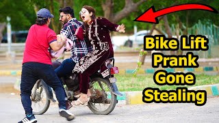 Bike Lift Prank Gone Stealing  Pranks In Pakistan  Humanitarians [upl. by Deyas790]