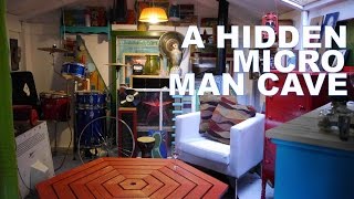 A Hidden Micro Man CaveCabin American Pickers Style Tiny House [upl. by Fiore122]