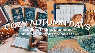 cozyvlog 32  new books bookhaul  autumn hike 🍂  planner update  annotating  fountain pens [upl. by Ecaj]