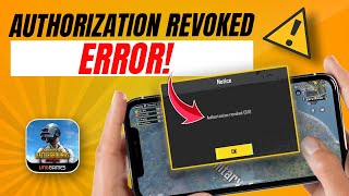 How to Fix Authorization Revoked Error in PUBG Mobile  Authorization Revoked Problem in PUBG [upl. by Gerti]