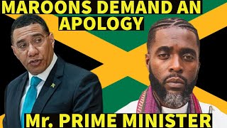 SHOCKING JAMAICAN MAROONS DEMAND SOVEREIGNTY AND A PUBLIC APOLOGY FROM JAMAICAN PRIME MINISTER [upl. by Joacima206]