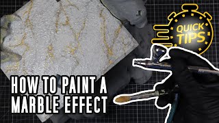 Hand Painting or Airbrushing a shiny MARBLE EFFECT [upl. by Ardnassak758]