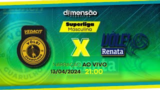 Superliga Masculina 2324 Guarulhos e Campinas NARRAÇÃO AO VIVO  Dimensão Esportiva [upl. by Lednew]