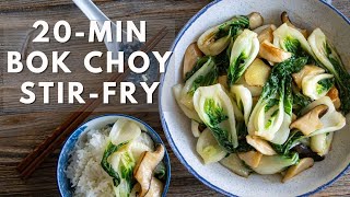 Easy 20min Bok Choy stir fry [upl. by Farly]