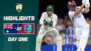 Australia v West Indies 202324  Second Test  Day 1 [upl. by Cyrano576]