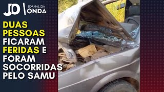 DOIS HOMENS FICAM FERIDOS EM ACIDENTE NA MG341 EM SÃO ROQUE DE MINAS [upl. by Lladnew]