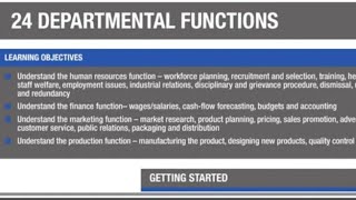 Business IGCSEDepartmental Functions [upl. by Aceissej]