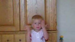 Toddler singing Zippity Do Da song [upl. by Penhall]