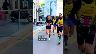 MILANO HALF MARATHON 💪 in 1h28’30”  pace of 4’12”km running halfmarathon runningtips [upl. by Kappenne]