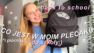 CO JEST W MOIM PLECAKU DO SZKOŁY BACK TO SCHOOL 2023 [upl. by Morie]