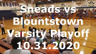 Sneads vs Blountstown Varsity Playoff 10312020 [upl. by Gona]