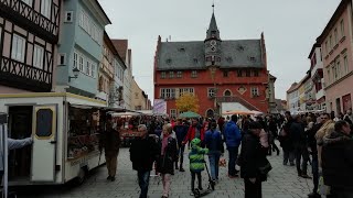 Wintermarkt Ochsenfurt  Marktsonntag Ochsenfurt in der Altstadt Ochsenfurt [upl. by Arahat672]