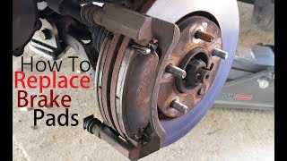 How To Change Replace Brake Pads Easy Simple [upl. by Rimas]