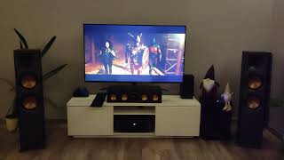 Marantz Cinema 60 DAB Klipsch r820f Wiim mini ARTBAT stereo x2 Odsłuch u Michała [upl. by Irim64]