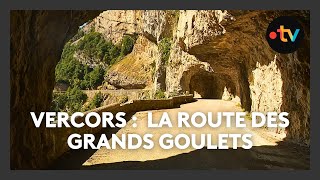 Vercors  à la découverte de la route des grands goulets fermée dans les années 2000 [upl. by Ede]