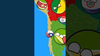 Las Guayanas Contraatacan 🇬🇫🇸🇷🇬🇾 shorts countryballs shorts [upl. by Barny11]