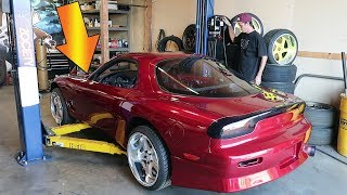 FABRICATING THE CUSTOM DOWNPIPE amp INTERCOOLER PIPING FOR THE FD RX7 [upl. by Enirol403]