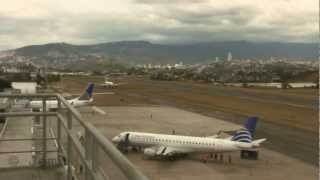 Extreme Toncontin Airport Severals Aircraft MHTG Honduras HD [upl. by Yffat653]