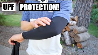 2022 REVIEW UV Sun Protection Arm Sleeves for Men amp Women  Sports Compression Cooling Sleeve [upl. by Evannia]