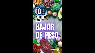 Alimentos para Bajar de Peso nutricion comidasaludable [upl. by Ittap]