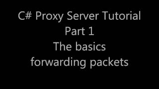 C Proxy Server tutorial  Part 1 [upl. by Marzi]