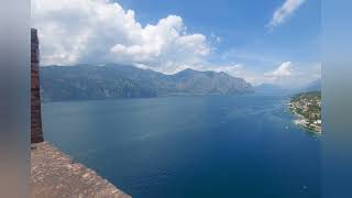 Lake Garda views from Malcesine castle [upl. by Benzel]