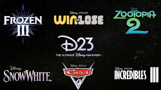 D23 EXPO 2024  Upcoming Disney Movies Trailers To Expect [upl. by Aihpos]