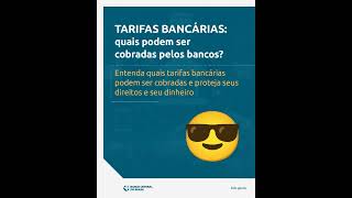 Tarifa que bancos podem te cobrar efsnews1 [upl. by Mordy]