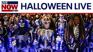 WATCH RAW 2024 Halloween Parade in New York City [upl. by Aikahs]