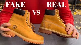 Fake vs Real Timberland Boots [upl. by Mcspadden605]