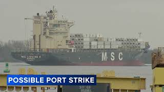 Time running out to avoid crippling US port strike as retailers brace for potential disruptions [upl. by Yer688]