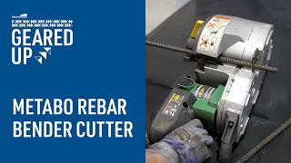 Geared Up Before You Do Concrete Watch This First  Metabo Rebar Bender Cutter [upl. by Ahiel]