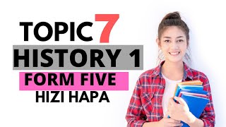 Topic 7 Za History one Form five History History One JINSI ya kupata division one form six [upl. by Akemat]