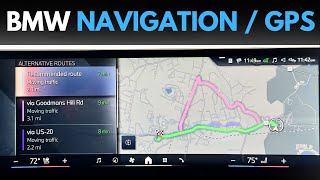 BMW Navigation 101  Tips Tricks Features amp Functions [upl. by Adnawahs]