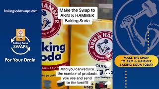 Baking Soda Swaps for your Drains  ARM amp HAMMER™ [upl. by Cantlon]