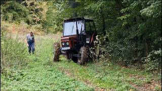 Zetor 6245  Uskijavanje Vožnja drva na zahtjevnom terenu extreme [upl. by Valdes]