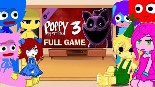 Poppy Playtime Chapter 3 React To Poppy Playtime Chapter 3 Full Game Walkthrough II Naomi 🐰 [upl. by Assenev]