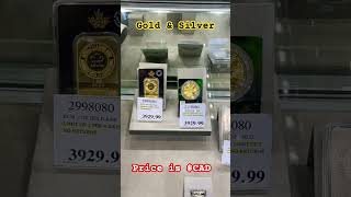 Gold Bar Coins Investment Costco goviral preciousmetals walmart superstore costco ytshorts ne [upl. by Calvinna822]