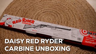 Red Ryder Carbine Unboxing [upl. by Docile]