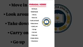 PHRASAL VERBS LEARN ENGLISH english fyp foryou [upl. by Yliah]