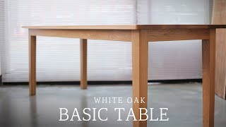 SQUARERULE FURNITURE  Making a Basic Table [upl. by Ettenil]