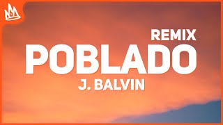 J Balvin  Poblado Remix Letra ft Karol G Nicky Jam Crissin Totoy El Frio Natan amp Shander [upl. by Aira]