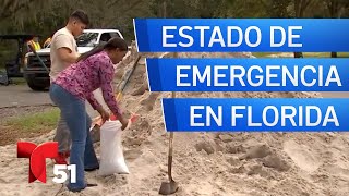 Estado de emergencia en 61 condados de Florida por ciclón Helene [upl. by Esnohpla]