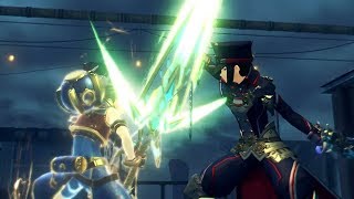 Mòrag amp Brighid vs Rex Mythra amp Pyra Fight Scene in Mor Dain  Xenoblade Chronicles 2 [upl. by Moshe755]