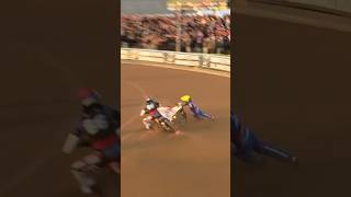 Lindgren Excluded Bewley sent flying 💥 Big Crash Heat 3 DanishSGP 2024  FIMSpeedwayGP [upl. by Osric]