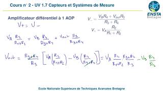 Amplificateur Différentiel à un Amplificateur Opérationnel [upl. by Atil]