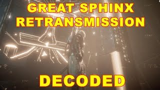 Assassins Creed Origins Sphinx Retransmission Decoded [upl. by Maggs776]