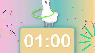 ⏱ 1 Minute Countdown Timer with Music ⏱ 1 Minuto Cuenta regresiva con música  LABOT [upl. by Frye]